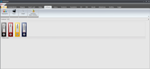 Widok archiwum w oprogramowaniu dla sekretariatu